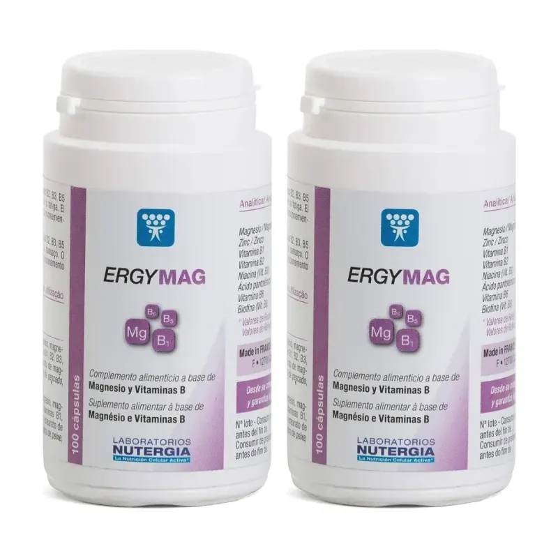 Nutergia Ergymag Duplo, 2 x 100 cápsulas | Farmacia Barata Nutergia Ergymag Duplo, 2 x 100 cápsulas | Farmacia Barata