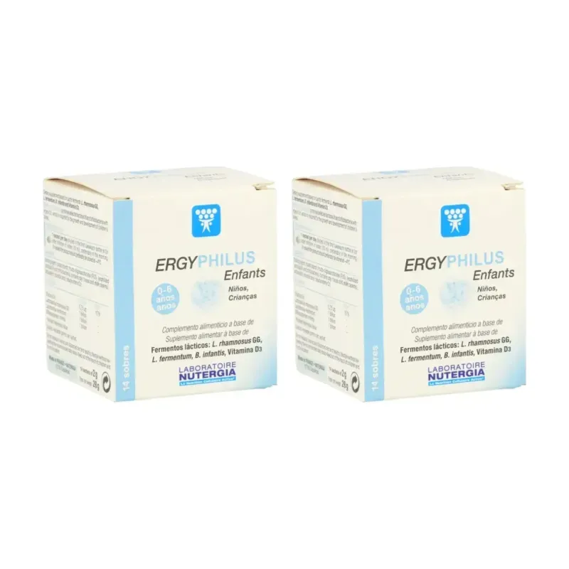 Ergyphilus niños Duplo, 2 x 14 sobres. | Farmacia Barata Ergyphilus niños Duplo, 2 x 14 sobres. | Farmacia Barata