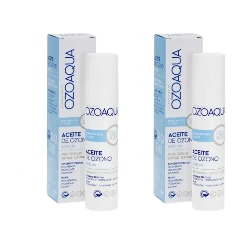 Ozoaqua Aceite de Ozono Duplo, 2 x 100 ml | Farmacia Barata