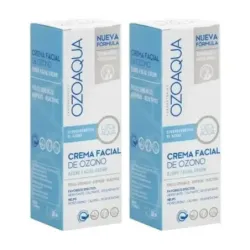 Ozoaqua Crema Facial de Ozono Duplo, 2 x 50 ml
