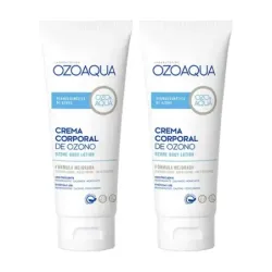 Ozoaqua Crema Corporal Reparadora Ozono Duplo, 2 x 200 ml