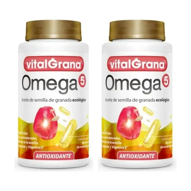 Omega 5 Vitalgrana Duplo, 2 x 60 cápsulas | Farmacia Barata
