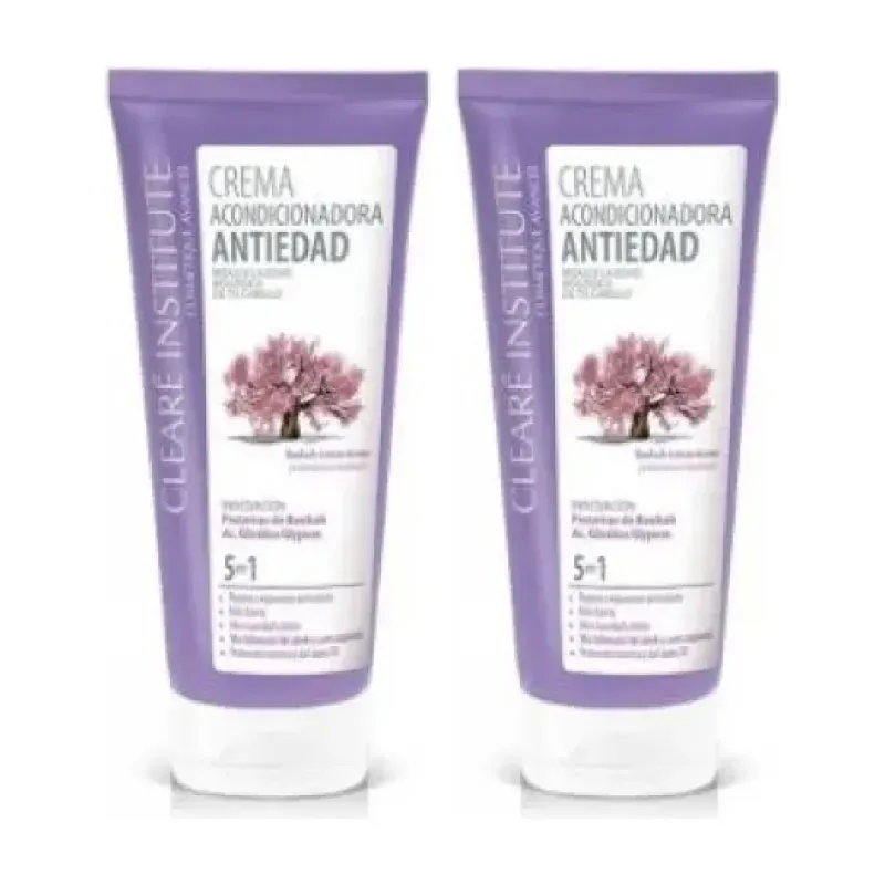 Cleare Anti Edad Crema Acondicionadora Duplo, 2 x 200 ml | Farmacia Barata