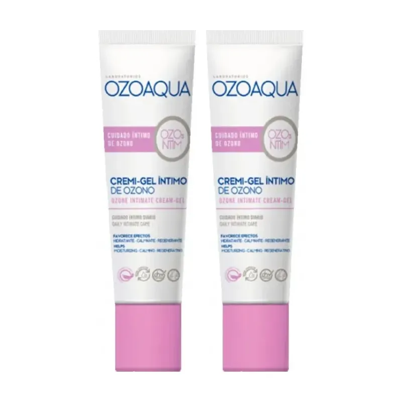 Ozoaqua Crema-gel Íntimo Duplo, 2 x 30 ml | Farmacia Barata Ozoaqua Crema-gel Íntimo Duplo, 2 x 30 ml | Farmacia Barata