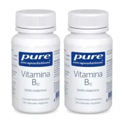 Pure Vitamina B12 Duplo, 2 x 90 cápsulas vegetales