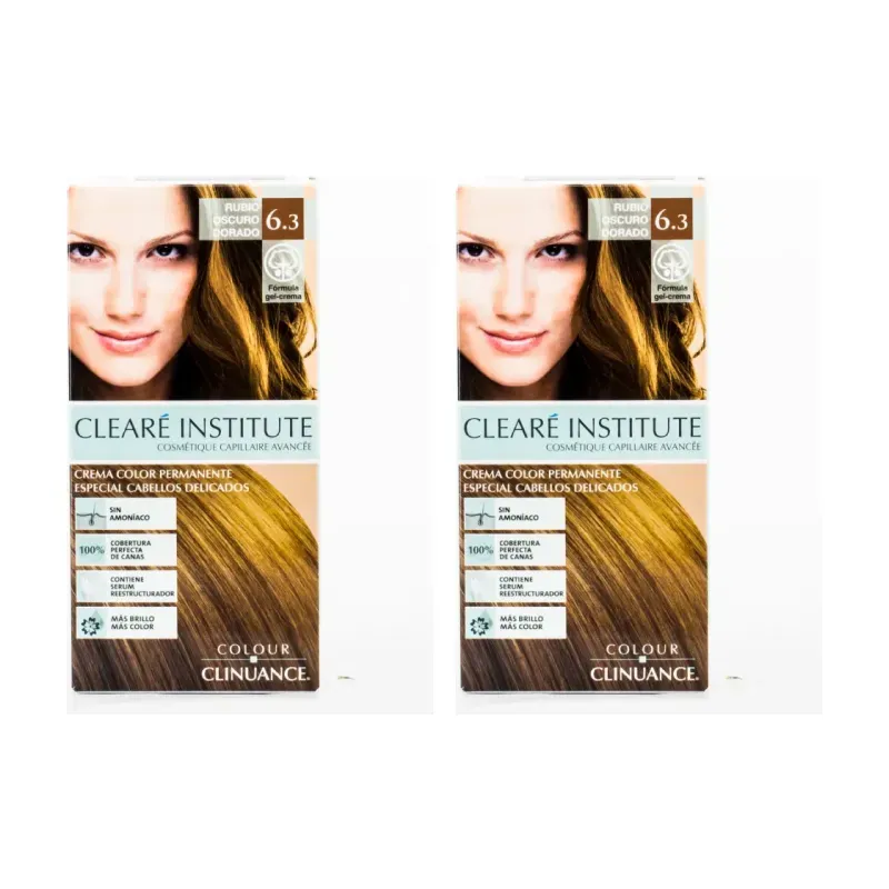 Duplo Colour Clinuance 6.3 Rubio Oscuro Dorado para Cabellos Delicados | Farmacia Barata Duplo Colour Clinuance 6.3 Rubio Oscuro Dorado para Cabellos Delicados | Farmacia Barata