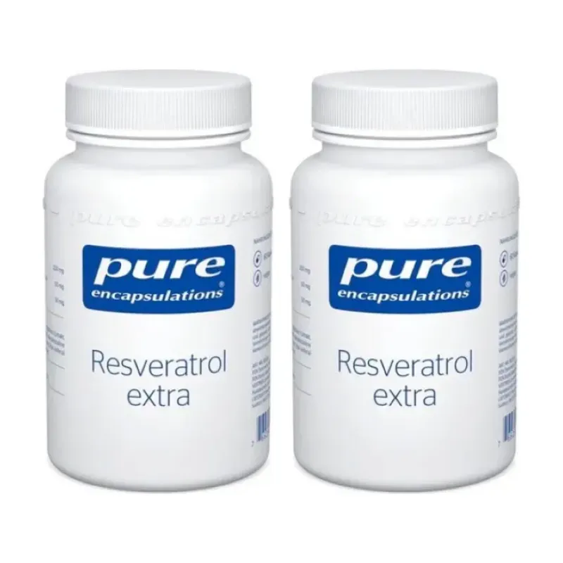 Pure Resveratrol Duplo, 2 x 60 cápsulas vegetales | Farmacia Barata Pure Resveratrol Duplo, 2 x 60 cápsulas vegetales | Farmacia Barata
