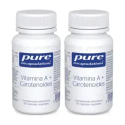 Pure Vitamina A+ Carotenoides Duplo, 2 x 90 Cápsulas Vegetales