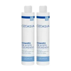 Ozoaqua Champu de Aceite Ozonizado Sensible y Seco Duplo, 2 x 250 ml