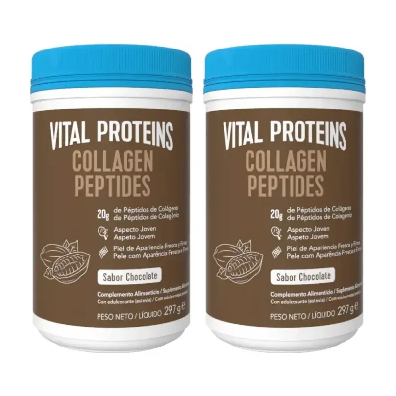 Vital Proteins Chocolate Duplo, 2 x 297gr | Farmacia Barata