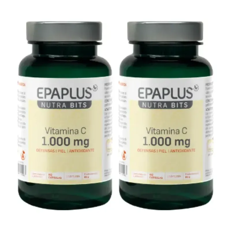 Epaplus Nutrabits Vitamina C Duplo, 2 x 60 cápsulas | Farmacia Barata Epaplus Nutrabits Vitamina C Duplo, 2 x 60 cápsulas | Farmacia Barata