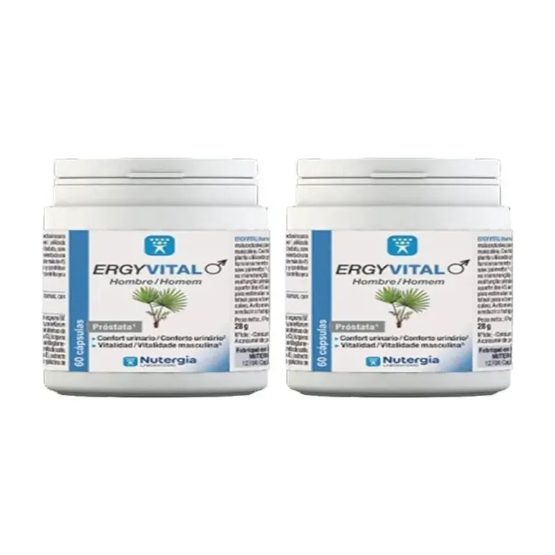 Nutergia Ergyvital Hombre Duplo, 2 x 60 cápsulas. | Farmacia Barata