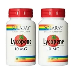 Solaray Lycopene 10 mg Duplo, 2 x 60 perlas