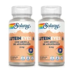 Solaray Lutein Eyes 6 mg Duplo, 2 x 30 cápsulas vegetales