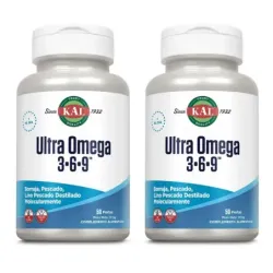 KAL Ultra Omega 3 6 9 Duplo, 2 x 50 perlas