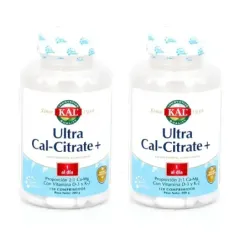 KAL Ultra Cal Citrate Duplo, 2 x 120 comprimidos