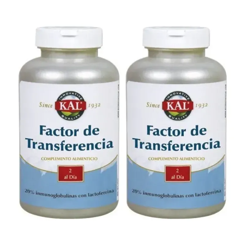 KAL Factor de Transferencia Duplo, 2 x 60 cápsulas | Farmacia Barata