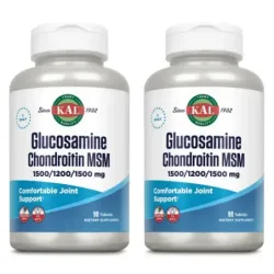KAL Glucosamine/Chondroitin/MSM Duplo, 2 x 90 comprimidos