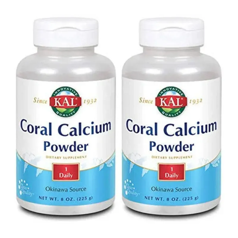 KAL Coral Calcium Duplo, 2 x 225 g (70 tomas) | Farmacia Barata