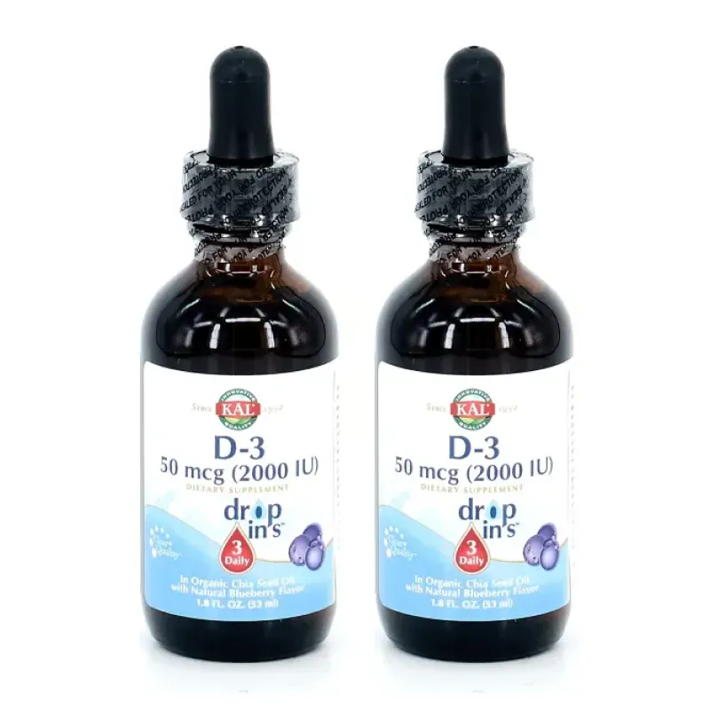 KAL Vitamina D3 Gotas Duplo, 2 x 53 ml. | Farmacia Barata KAL Vitamina D3 Gotas Duplo, 2 x 53 ml. | Farmacia Barata