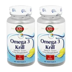 KAL Omega 3 Krill 500mg Duplo, 2 x 60 perlas.