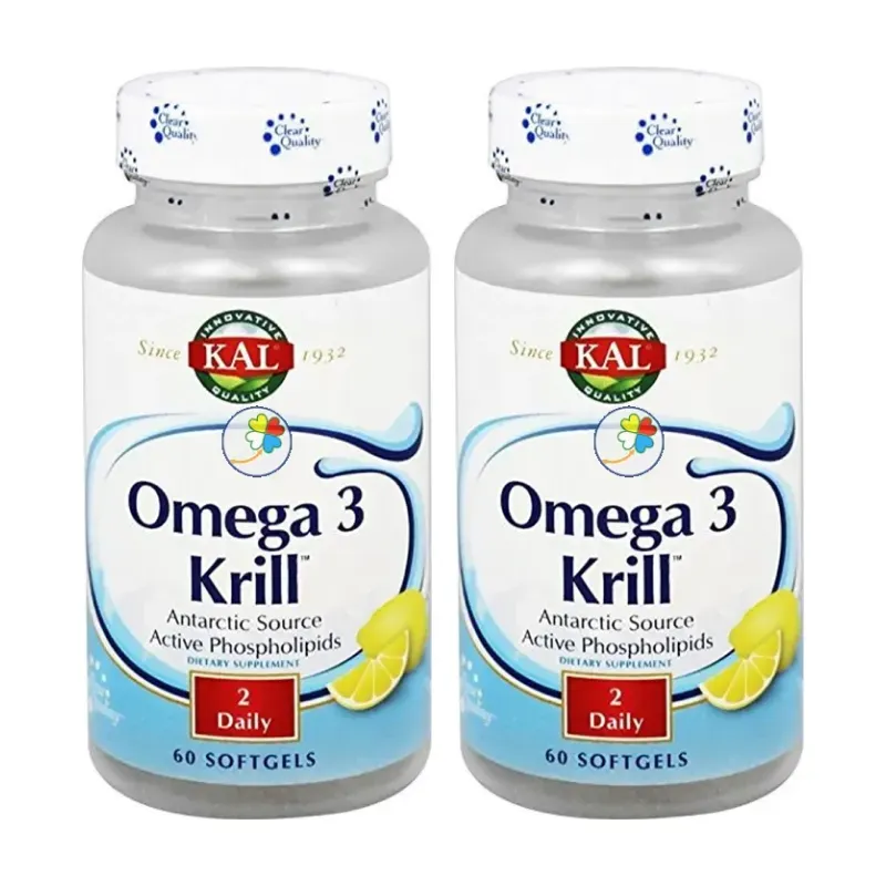 KAL Omega 3 Krill 500mg Duplo, 2 x 60 perlas. | Farmacia Barata KAL Omega 3 Krill 500mg Duplo, 2 x 60 perlas. | Farmacia Barata