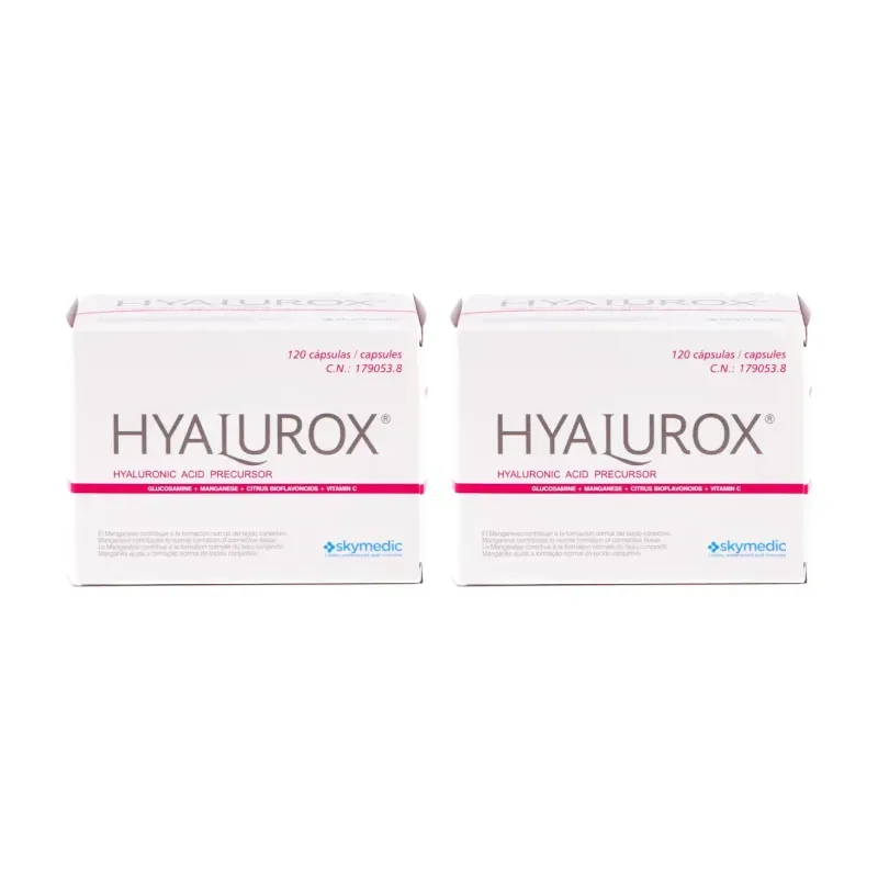 Hyalurox Duplo, 2 x 120 cápsulas | Farmacia Barata Hyalurox Duplo, 2 x 120 cápsulas | Farmacia Barata