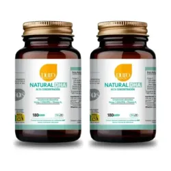 Puro Omega Natural DHA Alta concentración Duplo, 2 x 180 perlas