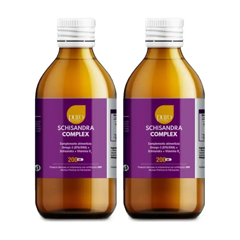 Puro Omega Schisandra Complex Duplo, 2 x 200 ml | Farmacia Barata