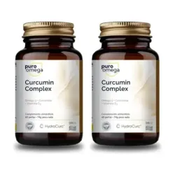Puro Omega Curcumin Complex Duplo, 2 x 60 perlas