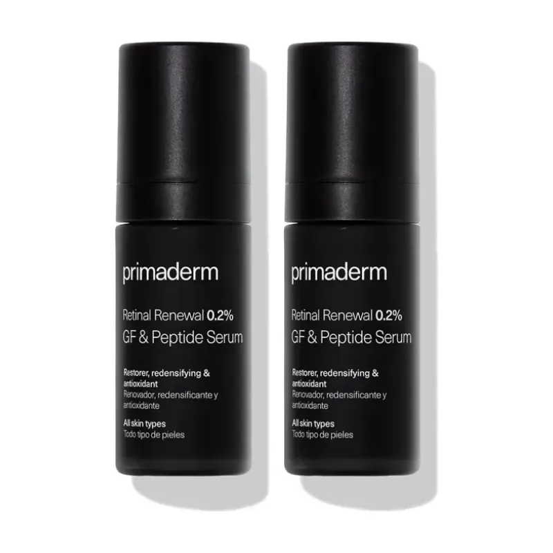 Primaderm Retinal Renewal 0.2% Growth Factor + Peptide Duplo, 2 x 30 ml | Farmacia Barata
