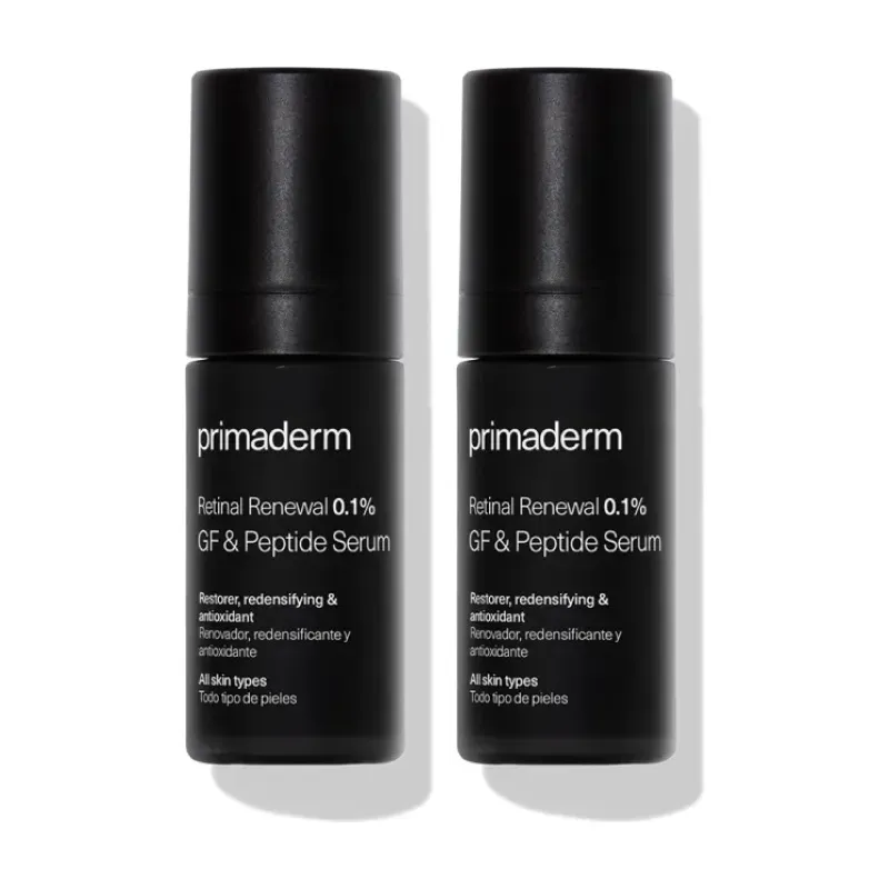 Primaderm Retinal Renewal 0.1% Growth Factor + Peptide Duplo, 2 x 30 ml | Farmacia Barata
