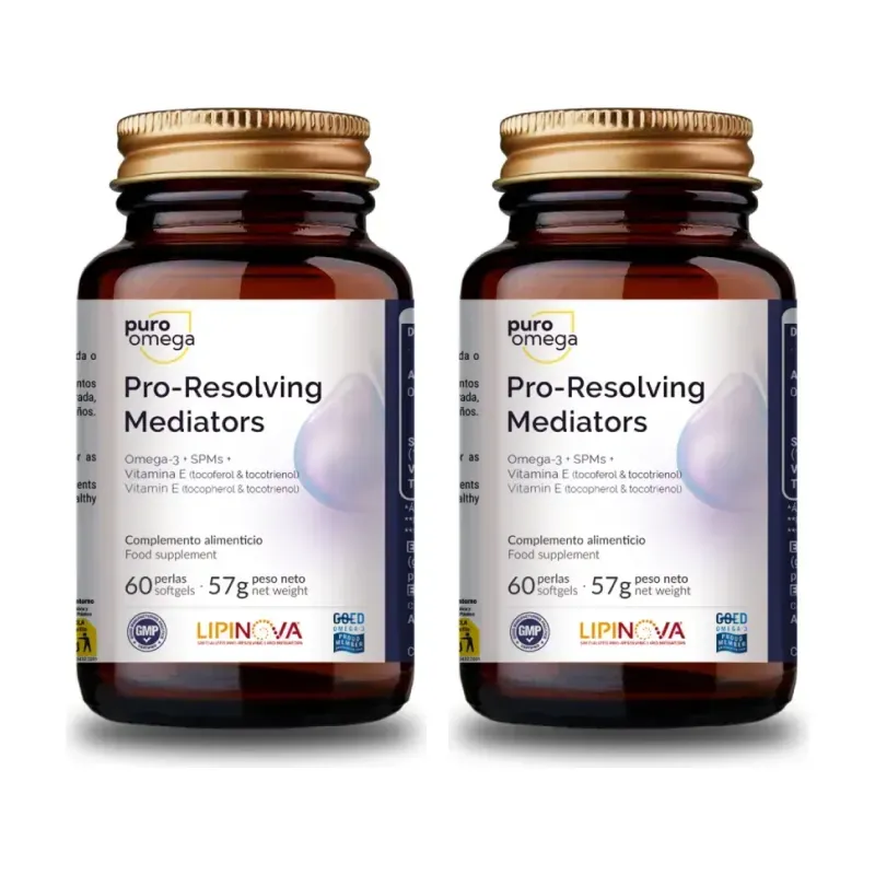 Puro Omega Pro-resolving Mediators Duplo, 2 x 60 perlas | Farmacia Barata Puro Omega Pro-resolving Mediators Duplo, 2 x 60 perlas | Farmacia Barata