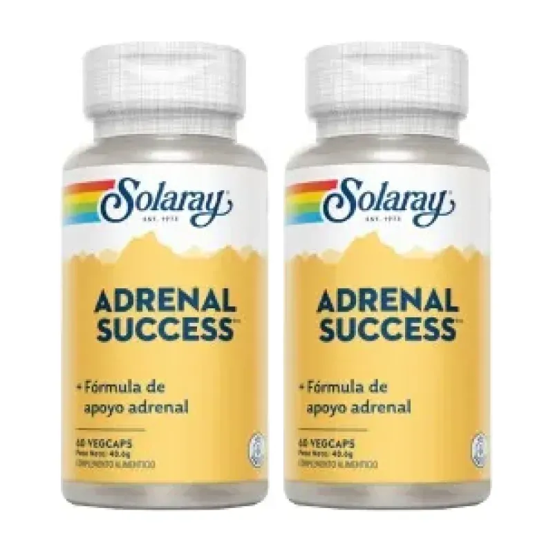 Solaray Adrenal Success Duplo, 2 x 60 cápsulas vegetales | Farmacia Barata