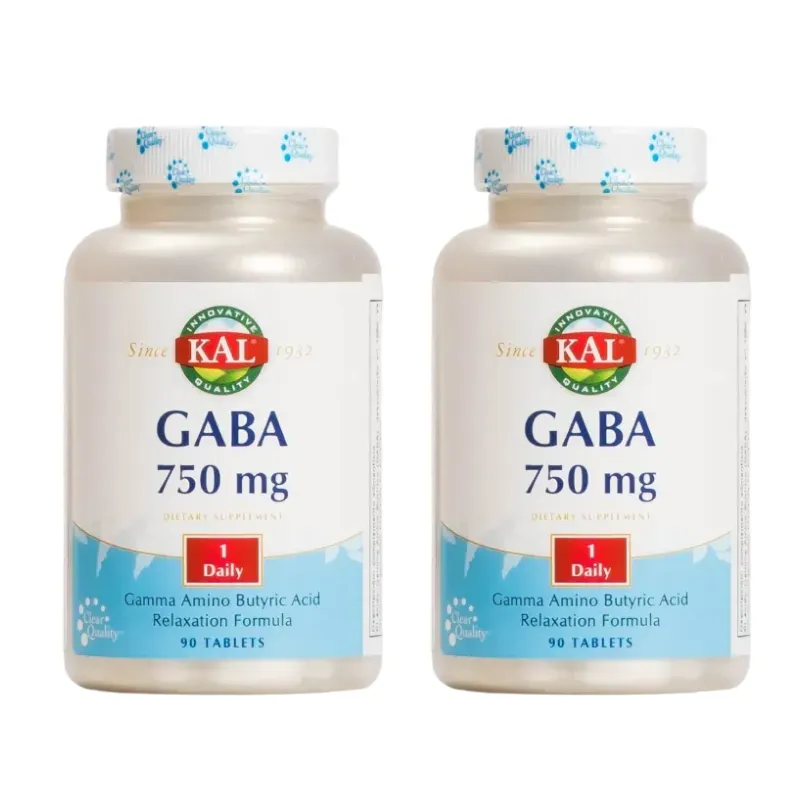 GABA Kal Duplo, 2 x 750mg. 90 comprimidos | Farmacia Barata