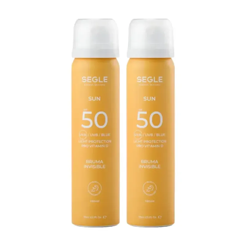 Segle Sun Spf 50+ Bruma Invisible Duplo, 2 x 75 ml | Farmacia Barata Segle Sun Spf 50+ Bruma Invisible Duplo, 2 x 75 ml | Farmacia Barata