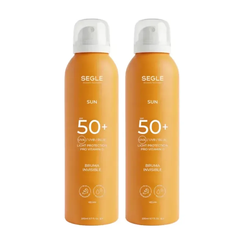 Segle Sun Spf50+ Bruma Invisible Duplo, 2 x 200 ml | Farmacia Barata Segle Sun Spf50+ Bruma Invisible Duplo, 2 x 200 ml | Farmacia Barata