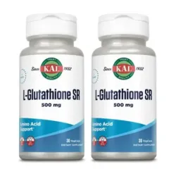 KAL Super L-Glutathione 500mg Duplo, 2 x 30 vegcaps