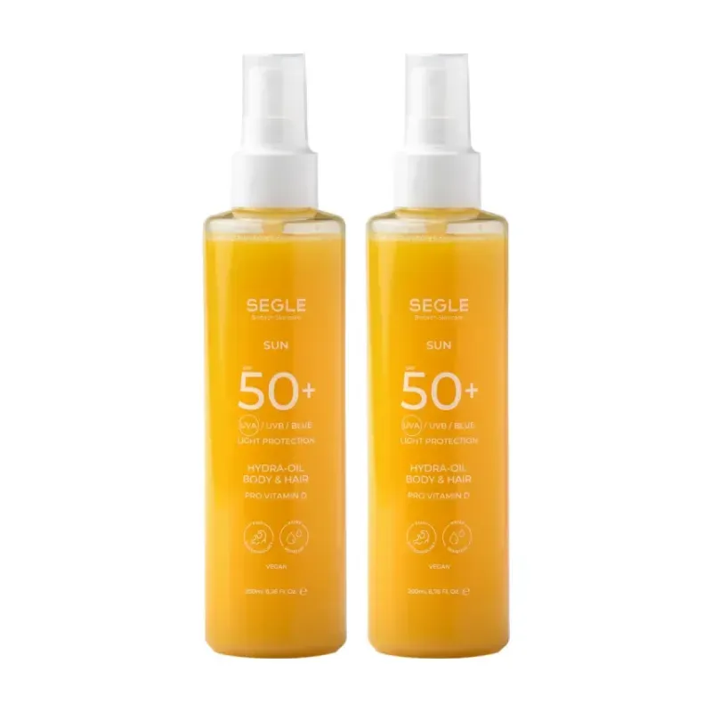 Segle Sun Spf 50+ Body&Hair Spray Duplo, 2 x 200 ml | Farmacia Barata Segle Sun Spf 50+ Body&Hair Spray Duplo, 2 x 200 ml | Farmacia Barata