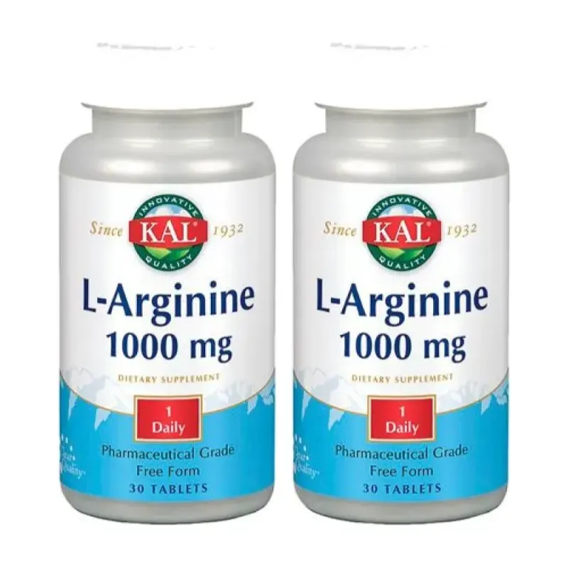 Kal l-Arginina a/r 1000mg Duplo, 2 x 120 comprimidos | Farmacia Barata Kal l-Arginina a/r 1000mg Duplo, 2 x 120 comprimidos | Farmacia Barata