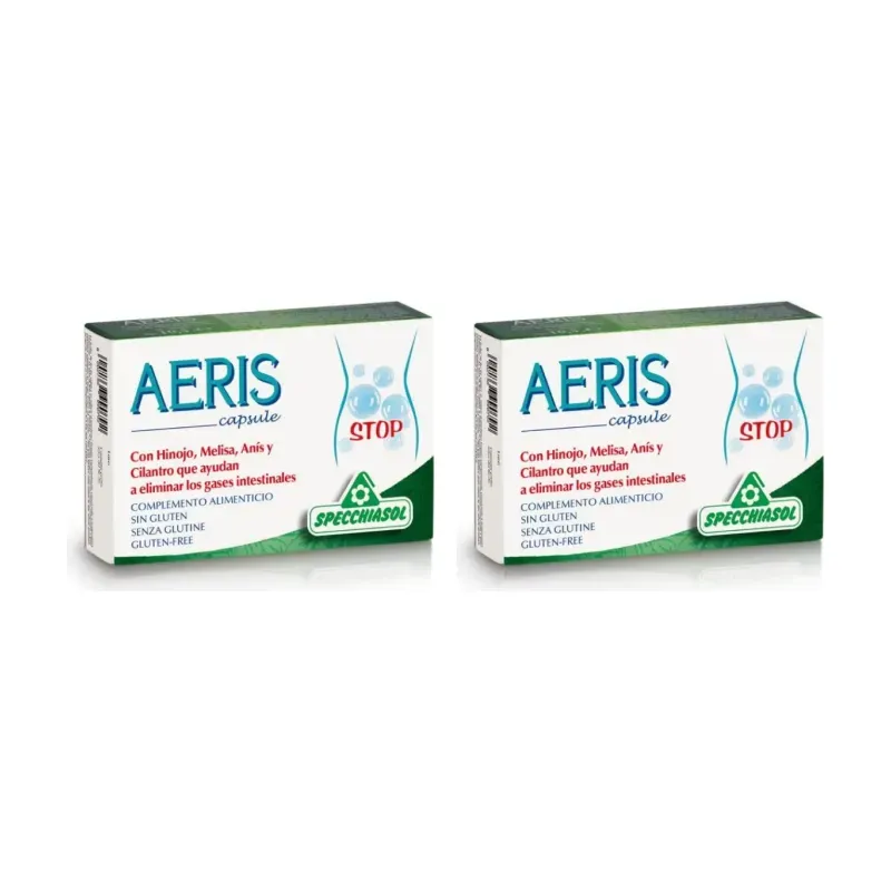 Aeris cápsulas salud intestinal Duplo, 2 x 30 Cápsulas | Farmacia Barata