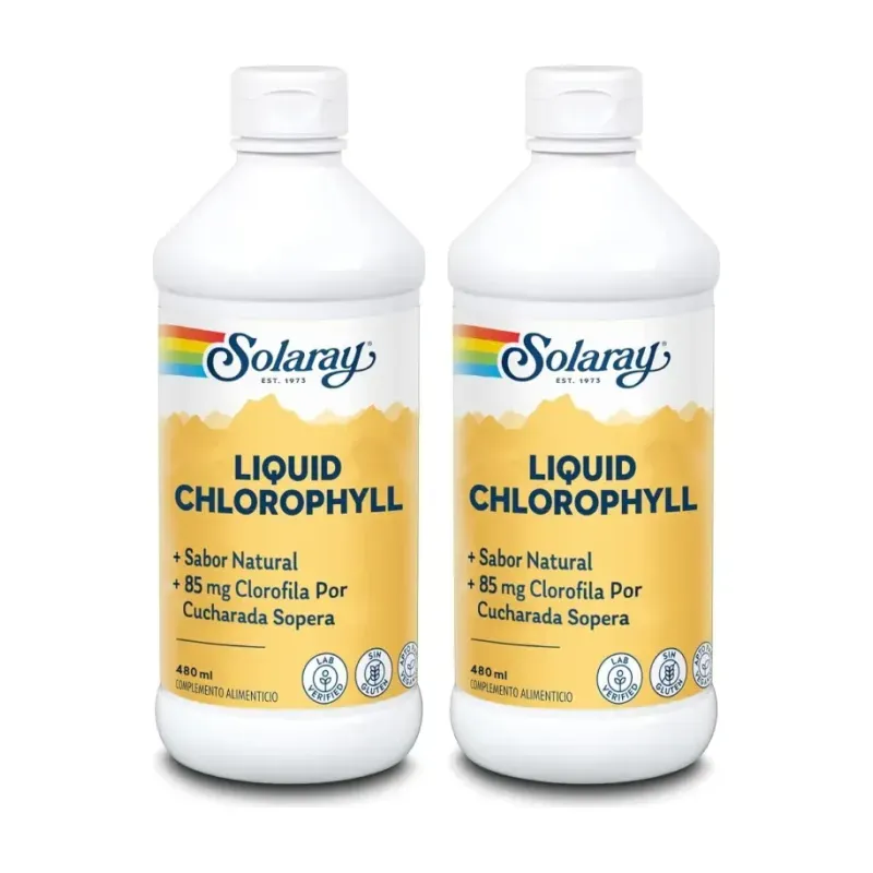 Solaray Chlorofila Líquida Duplo, 2 x 480 ml | Farmacia Barata Solaray Chlorofila Líquida Duplo, 2 x 480 ml | Farmacia Barata