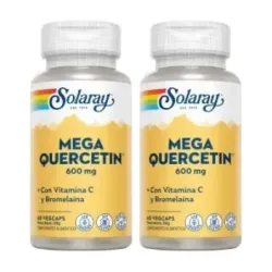 Solaray Mega Quercitin Duplo, 2 x 60 cápsulas vegetales