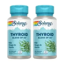 Solaray Thyroid Blend SP-26 Duplo, 2 x 100 cápsulas vegetales