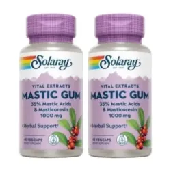 Solaray Mastic Gum 1000 mg Duplo, 2 x 45 vegcaps