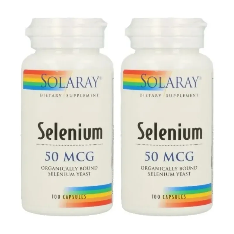 Solaray Selenium 50 mcg Duplo, 2 x 100 cápsulas | Farmacia Barata Solaray Selenium 50 mcg Duplo, 2 x 100 cápsulas | Farmacia Barata