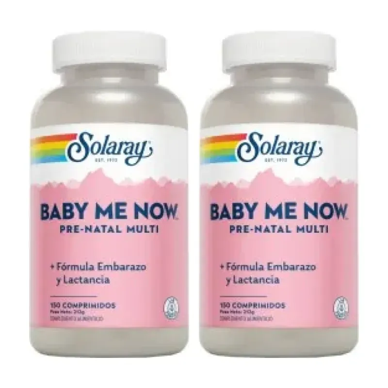 Solaray Baby Me Now Duplo, 2 x 150 comprimidos | Farmacia Barata