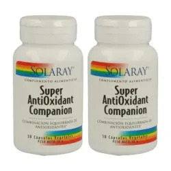 Solaray Superantioxidant Companion Duplo, 2 x 30 cápsulas veganas