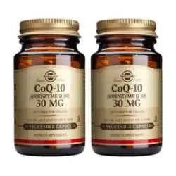 Solgar Coenzima Q-10 30 mg Duplo, 2 x 30 cápsulas vegetales