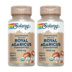 Solaray Royal Agaricus 500 mg Duplo, 2 x 60 cápsulas veganas